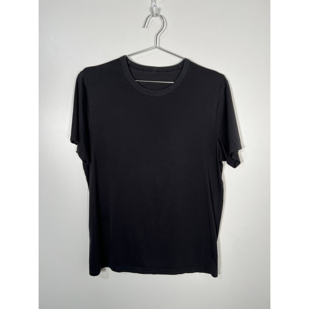 Lululemon 5 Year Basic Tee Black Short Sleeve Crew Neck Minimalist Athleisure XL